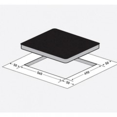 Davoline WVC 6005 Κεραμική Εστία Αυτόνομη 59x52cm Davoline WVC 6005 Κεραμική Εστία Αυτόνομη 59x52cm